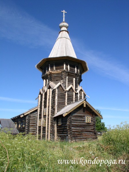 Петропавловская церковь. Лычный остров. Кондопжский район. Карелия