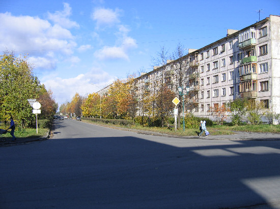 проспект Калинина. город Кондопога