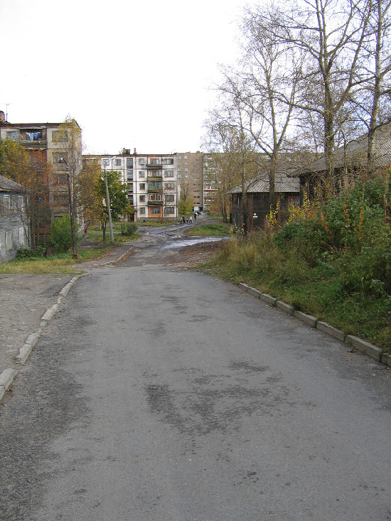 Гористый переулок. город Кондопога