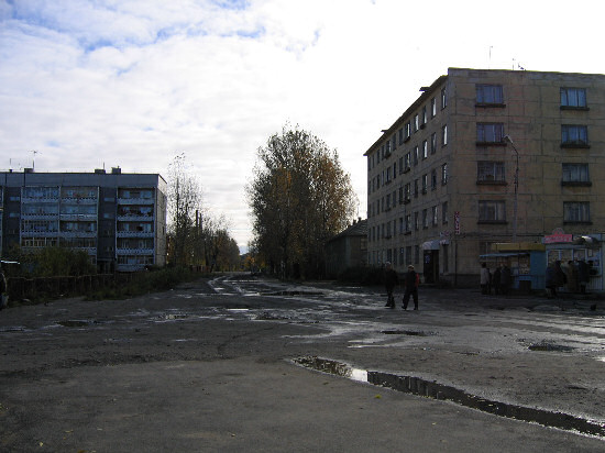 улица Заводская. город Кондопога